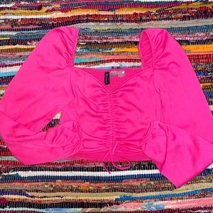 ✨H&M drawstring croptop✨